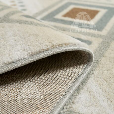 Ковер Valencia Deluxe дизайн D962 CREAM-BLUE, прямоугольник 0.80x1.50, фото , изображение 5