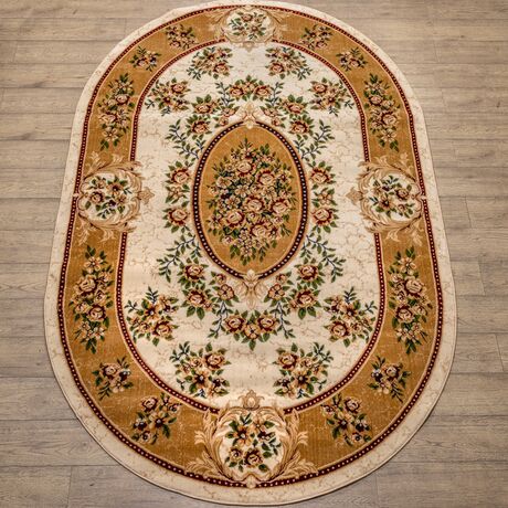 Ковер Акварель 20611 22126 1.0x2.0 Овал, фото , изображение 3