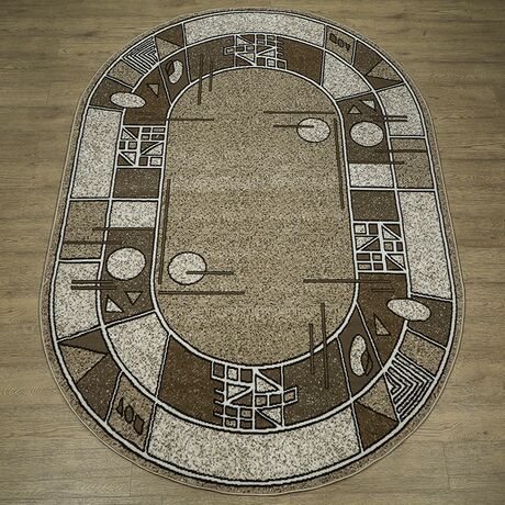 Ковер Лайла де Люкс 15804 10822 1.0x2.0 Овал, фото , изображение 4