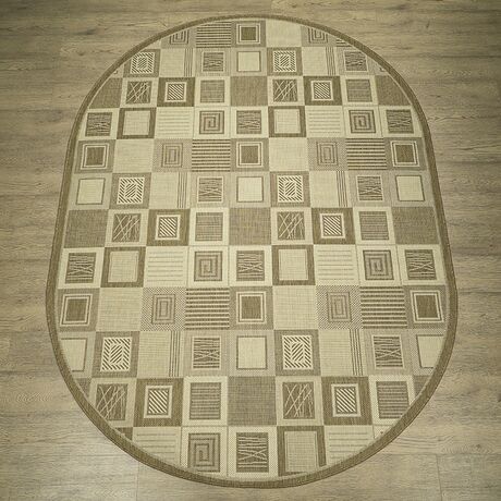 Ковер Флурлюкс (Сизаль) 51004 50122 1.6x3.0 Овал, фото , изображение 4