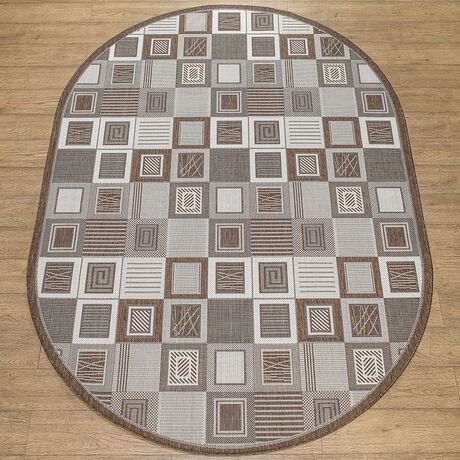 Ковер Флурлюкс (Сизаль) 51204 50422 1.2x1.7 Овал, фото 