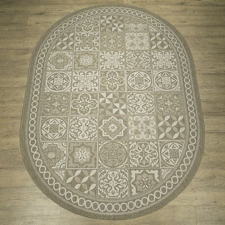 Ковер Флурлюкс (Сизаль) 51319 50522 0.8x1.5 Овал, фото , изображение 4