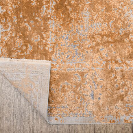 Ковер Art Deco 3023A L_GRAY / COPPER_2 0.8x1.5 Прямой, фото , изображение 7