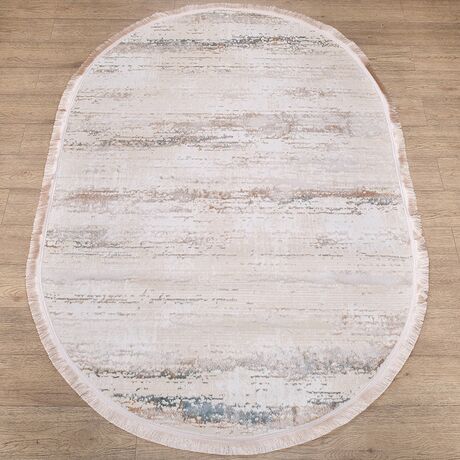 Ковер Ascona 1073A BEJ FLOS / BEJ FLOS 0.8x1.4 Овал, фото 