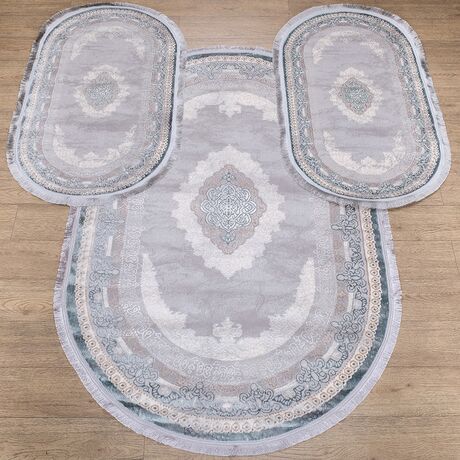 Ковер Ascona 4112A ACIK MAVI FLOS / ACIK MAVI FLOS 2.0x2.0 Круг, фото , изображение 8