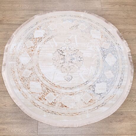 Ковер Ascona 4417A BEJ FLOS / BEJ FLOS 1.6x1.6 Круг, фото , изображение 8