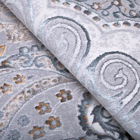 Ковер Ascona 4535A GRI FLOS / GRI FLOS 0.8x1.4 Овал, фото , изображение 4