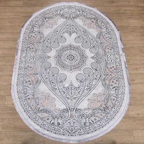 Ковер Ascona 4535A GRI FLOS / GRI FLOS 0.8x1.4 Овал, фото , изображение 7