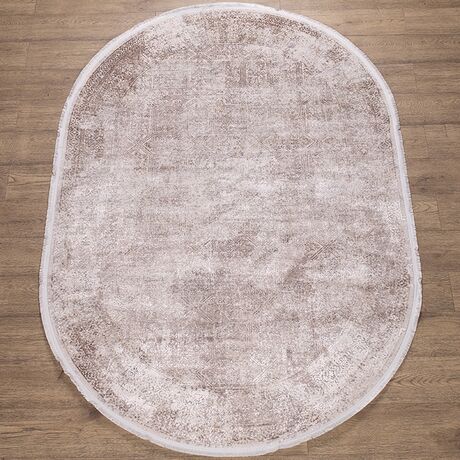 Ковер Doku B167D COKME_DGRAY / OBEIGE 0.8x1.5 Овал, фото , изображение 7