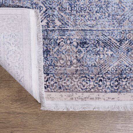 Ковер Doku B167E COKME_DGRAY / L_BLUE 0.8x1.5 Овал, фото , изображение 6