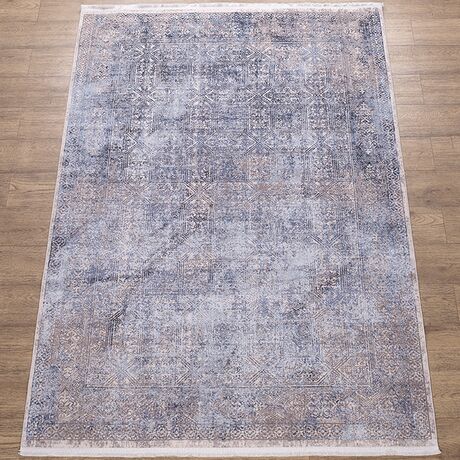 Ковер Doku B167E COKME_DGRAY / L_BLUE 0.8x1.5 Овал, фото , изображение 2