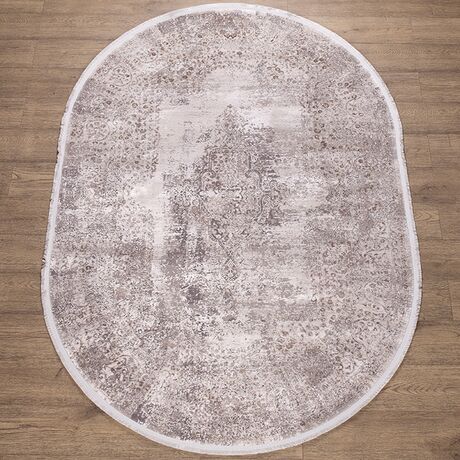 Ковер Doku B172D COKME_DGRAY / OBEIGE 0.8x1.5 Овал, фото , изображение 7