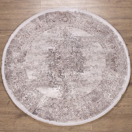 Ковер Doku B172D COKME_DGRAY / OBEIGE 0.8x1.5 Овал, фото , изображение 8