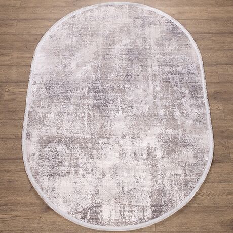 Ковер Doku B173B COKME_DGRAY / A_GREY 0.8x1.5 Овал, фото , изображение 7