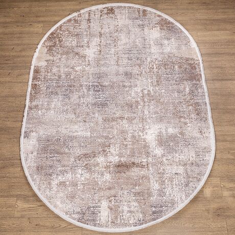 Ковер Doku B173D COKME_DGRAY / OBEIGE 0.8x1.5 Овал, фото , изображение 8