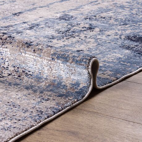 Ковер Doku B173E COKME_DGRAY / L_BLUE 0.8x1.5 Овал, фото , изображение 4