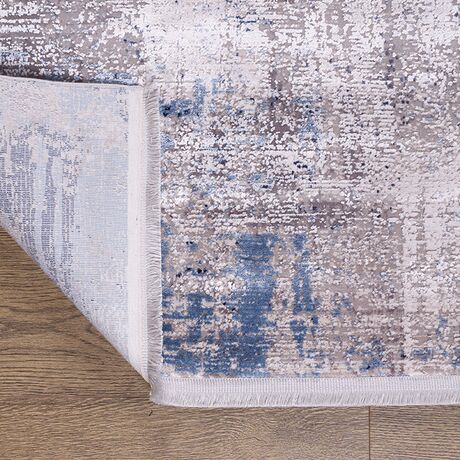 Ковер Doku B173E COKME_DGRAY / L_BLUE 0.8x1.5 Овал, фото , изображение 5