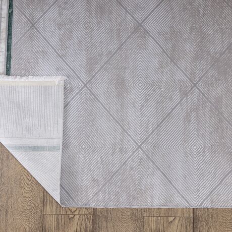 Ковер Luna 05167A GRI / YESIL 0.8x1.5 Овал, фото , изображение 5