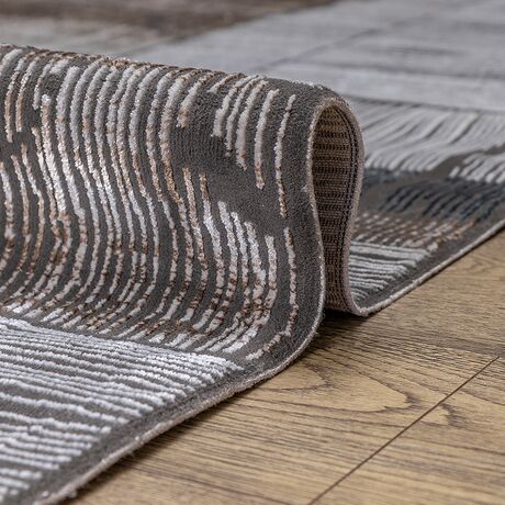 Ковер Luna 05173A ANTRASIT / A.MAVI 0.8x1.5 Овал, фото , изображение 4