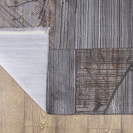 Ковер Luna 05173A ANTRASIT / A.MAVI 0.8x1.5 Овал, фото , изображение 5