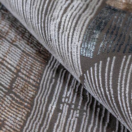 Ковер Luna 05173A ANTRASIT / A.MAVI 0.8x1.5 Овал, фото , изображение 6