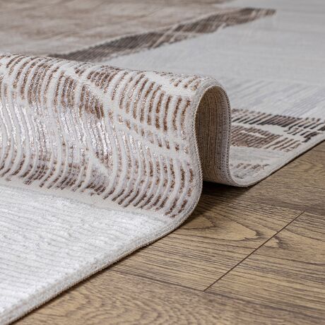 Ковер Luna 05173A KEMIK / BROWN 0.8x1.5 Овал, фото , изображение 4