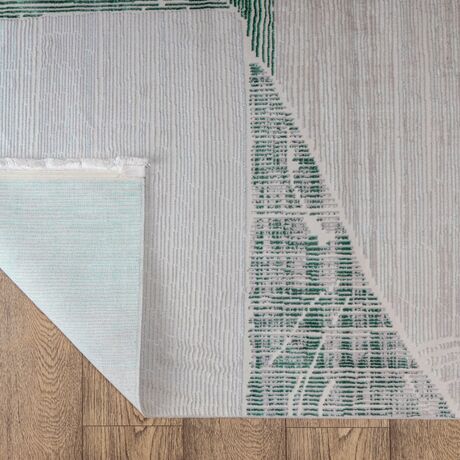 Ковер Luna 05173A KEMIK / YESIL 0.8x1.5 Овал, фото , изображение 5