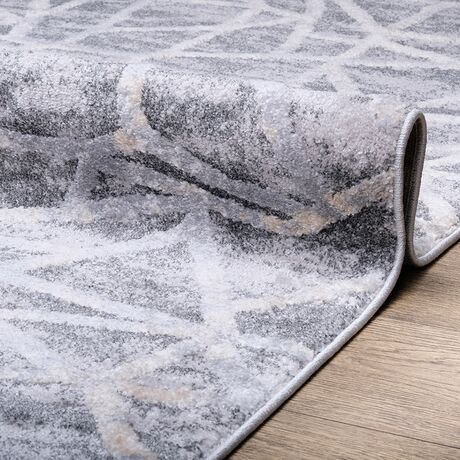 Ковер Factur 09718A GREY 0.8x1.5 Овал, фото , изображение 4