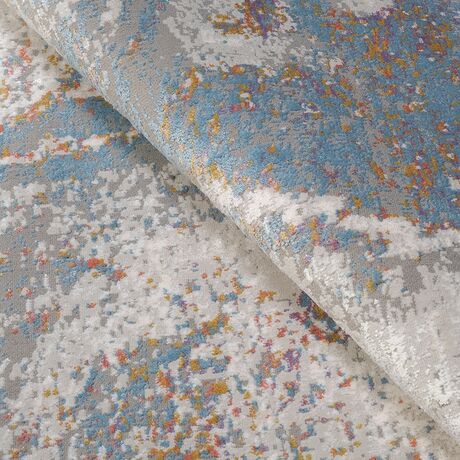 Ковер Lite B332G TERRA / PURPLE 0.8x1.5 Овал, фото , изображение 4