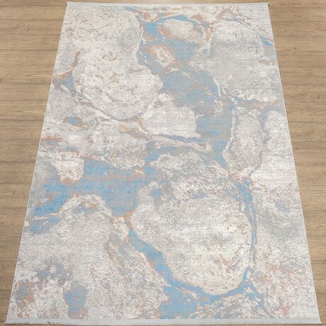 Ковер Lite B332G TERRA / PURPLE 0.8x1.5 Овал, фото , изображение 2