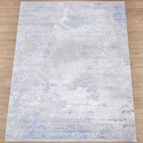 Ковер Lite B650B CREAM / D_BLUE 2.0x2.9 Прямой, фото , изображение 3