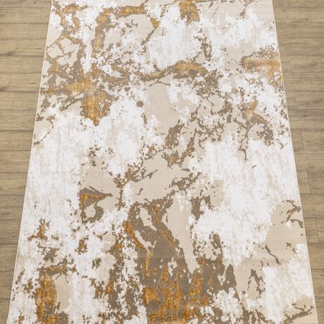 Ковер Nord 10465A BEIGE / GOLD 1.5x3.0 Овал, фото 