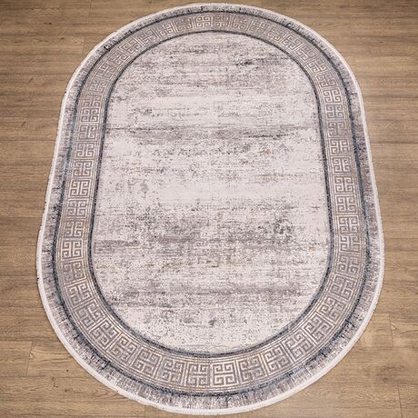 Ковер Olimpos M220A C_GRAY / ANTHRACITE 0.8x1.5 Овал, фото , изображение 6