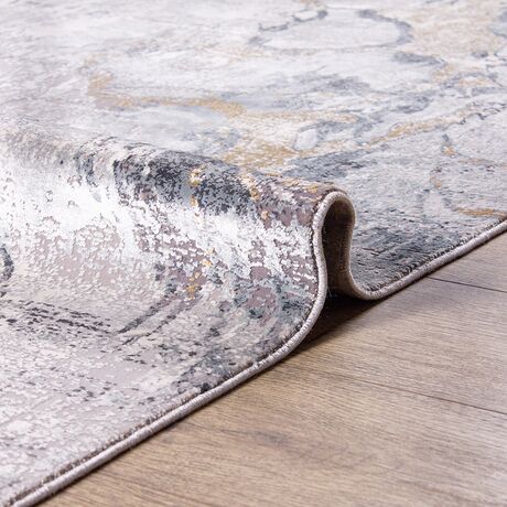 Ковер Olimpos M193B C_DGRAY / ANTHRACITE 0.8x1.5 Овал, фото , изображение 4