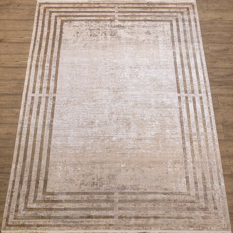 Ковер Olimpos M556D SH_CREAM / SH_D_BEIGE 1.0x2.0 Прямой, фото , изображение 2