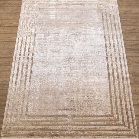 Ковер Olimpos M556D SH_CREAM / SH_D_BEIGE 1.0x2.0 Прямой, фото , изображение 3