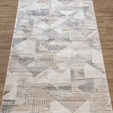 Ковер Polo K712A CREAM / D_GRAY 2.0x2.0 Круг, фото , изображение 3