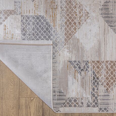 Ковер Polo K712A CREAM / D_GRAY 1.4x1.4 Круг, фото , изображение 5