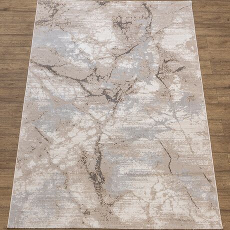 Ковер Polo K735A CREAM / D_GRAY 0.8x1.5 Овал, фото , изображение 2