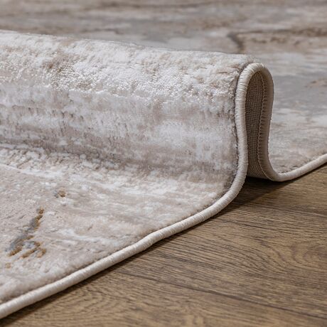 Ковер Polo K735A CREAM / D_GRAY 0.8x1.5 Овал, фото , изображение 4