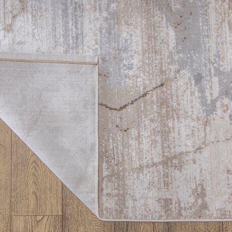 Ковер Polo K735A CREAM / D_GRAY 0.8x1.5 Овал, фото , изображение 5