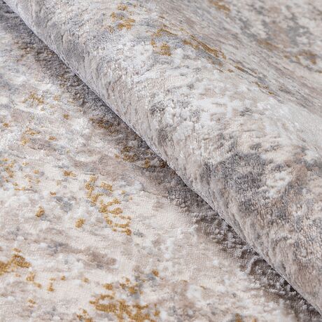 Ковер Polo K768A CREAM / D_GRAY 0.8x1.5 Овал, фото , изображение 6