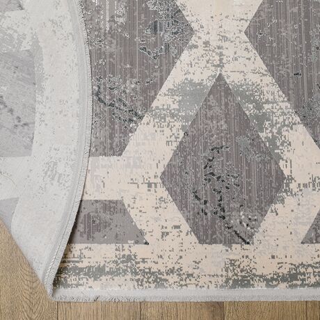 Ковер Olimpos M570B C_DGRAY / CREAM 2.0x4.0 Овал, фото , изображение 10