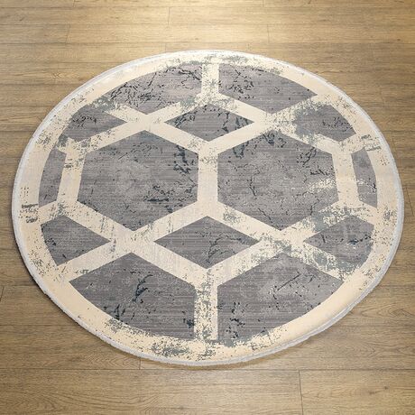 Ковер Olimpos M570B C_DGRAY / CREAM 2.0x4.0 Овал, фото , изображение 11