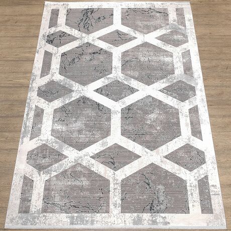 Ковер Olimpos M570B C_DGRAY / CREAM 2.0x4.0 Овал, фото , изображение 2