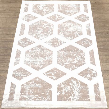 Ковер Olimpos M570T SH_D_BEIGE / CREAM 1.6x2.3 Овал, фото , изображение 3