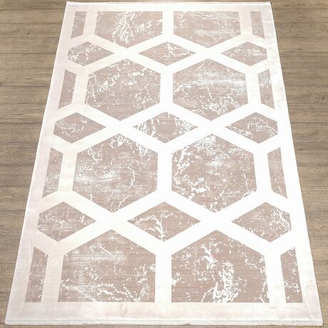 Ковер Olimpos M570T SH_D_BEIGE / CREAM 1.6x3.0 Овал, фото , изображение 3