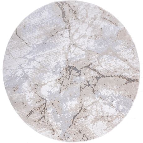 Ковер Polo K735A CREAM / D_GRAY 0.8x1.5 Овал, фото , изображение 8