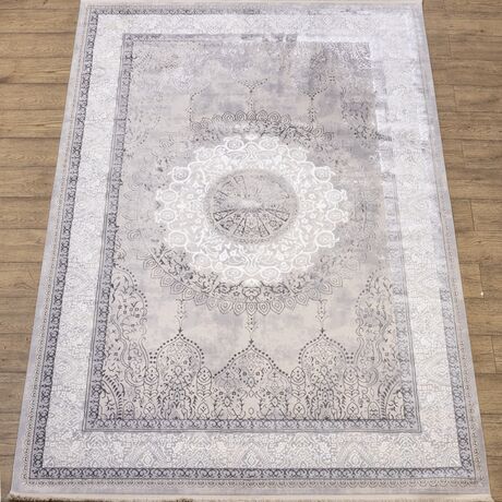 Ковер Prado N891A WHITE / GRAY2 1.6x2.3 Овал, фото 