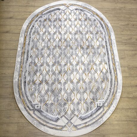 Ковер Rich KN52B SHRNIK CREAM 2.0x2.9 Овал, фото , изображение 7